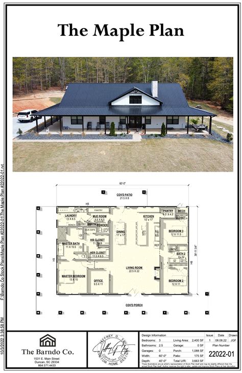 metal barn single family one story house plans|40x60 floor plans single story.